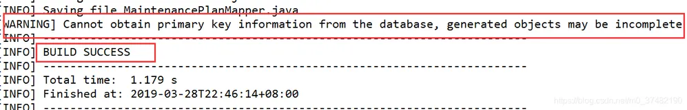 Mybatis自动生成代码提示"Cannot obtain primary key"和“ The server time zone value '�' is unrecognized or ”解决方案