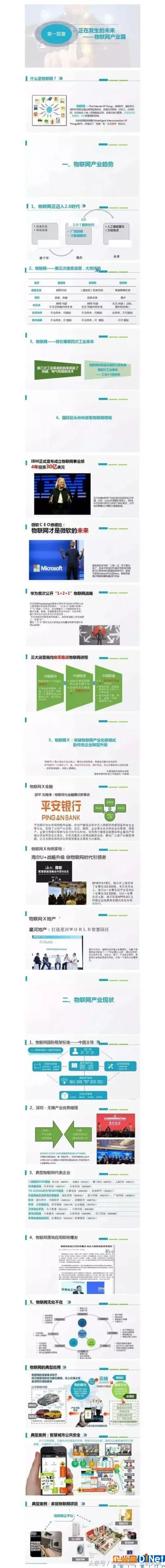 一图读懂当前的物联网产业(PPT)