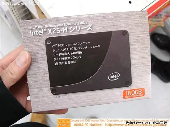 Intel 160GB 2.5寸固态硬盘高价上市