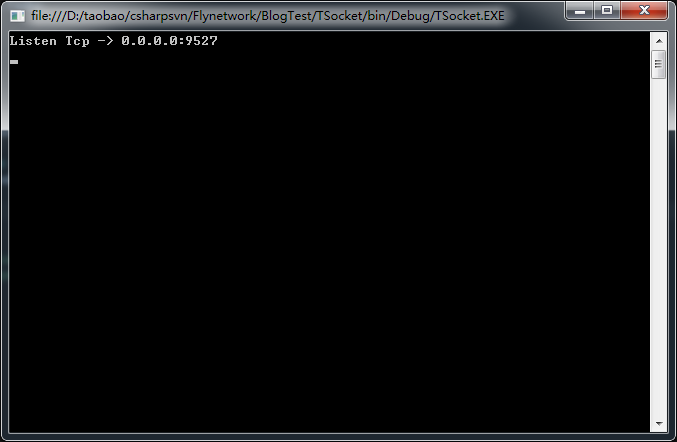 C# Socket系列一 简单的创建socket的监听