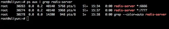 ps aux | grep redis-server