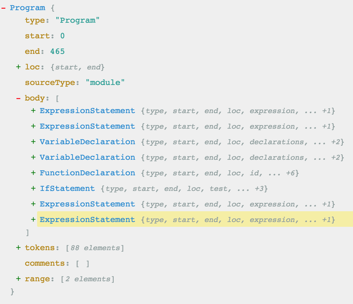 Javascript AST 编译器的研究学习