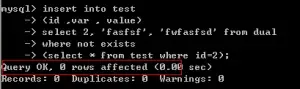 mysql dual表测试图片