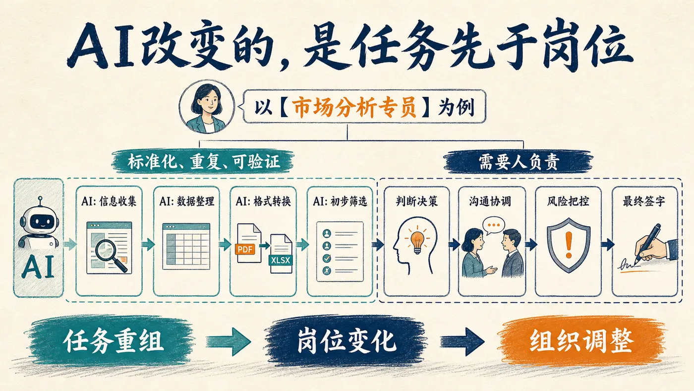 AI 先改变任务再影响岗位和组织