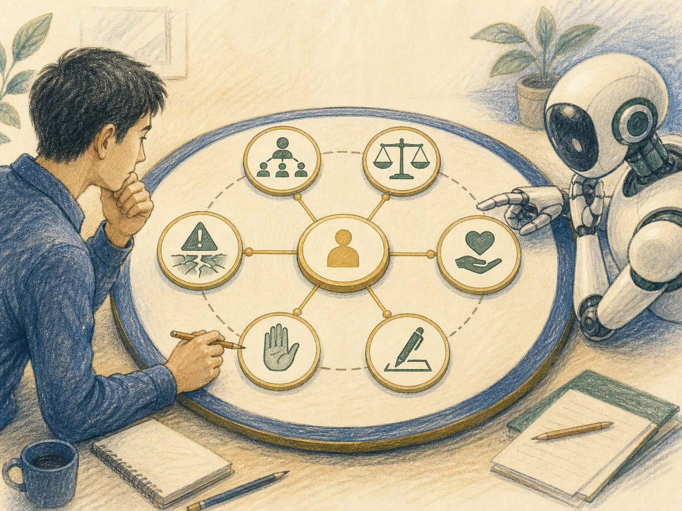 人类保留岗位的六项判断框架