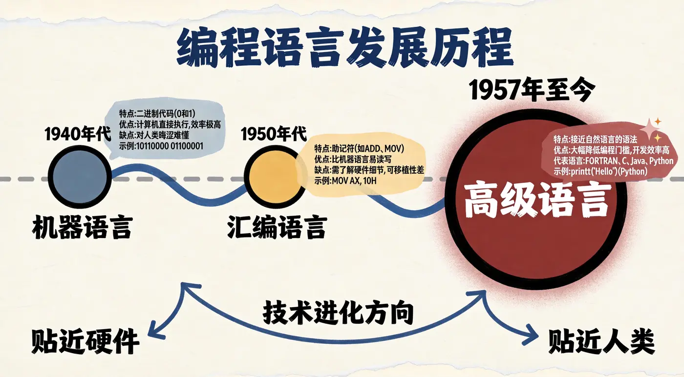 编程语言发展时间轴