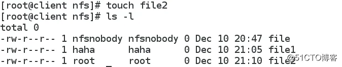 Linux中nfs网络文件共享
