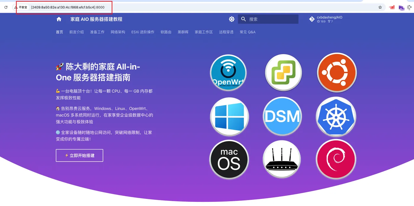 博客 IPv6 访问测试