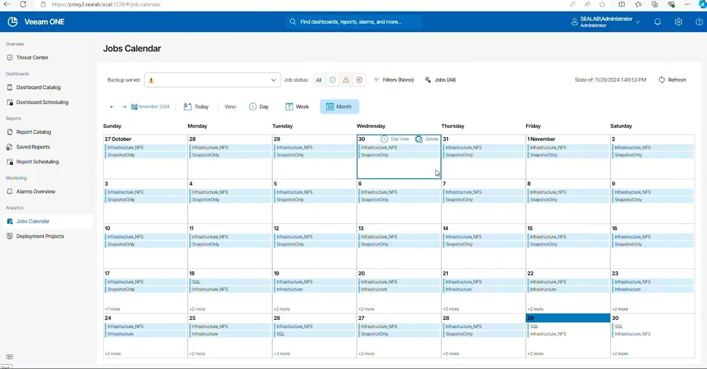 Job Calendar