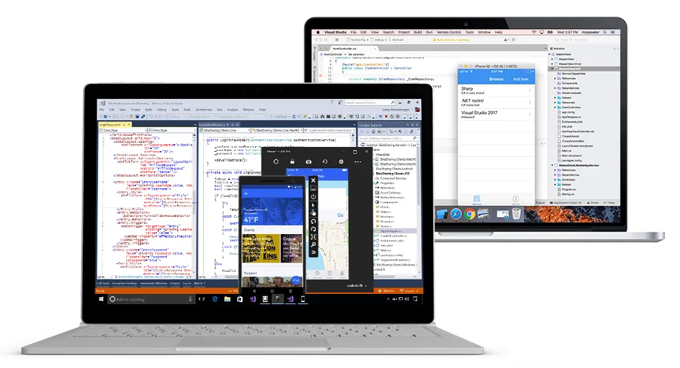 Screenshot of Visual Studio IDE