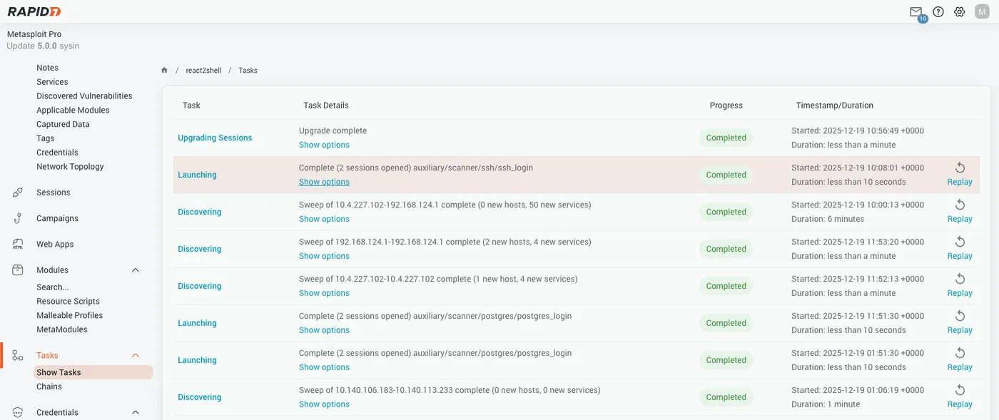 Advanced workflow improvements