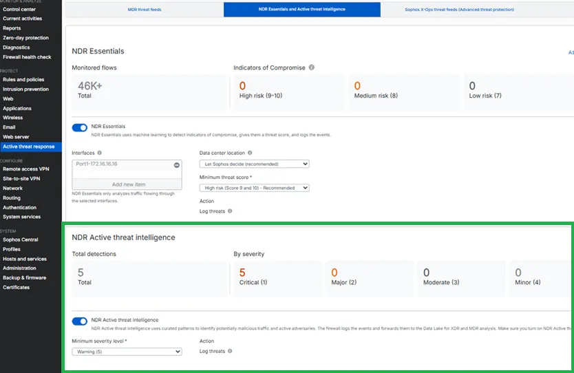 Sophos Firewall v22 MR1