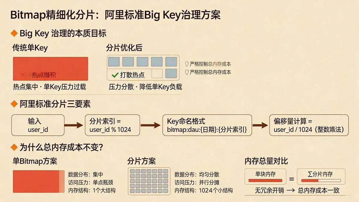 Bitmap “精细化分片”, 解决big key问题