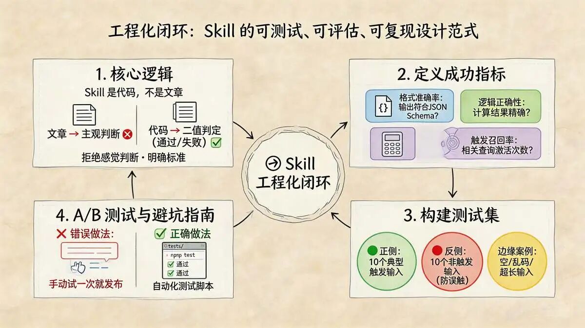 原则 6:工程化闭环:可测试、可评估、可复现