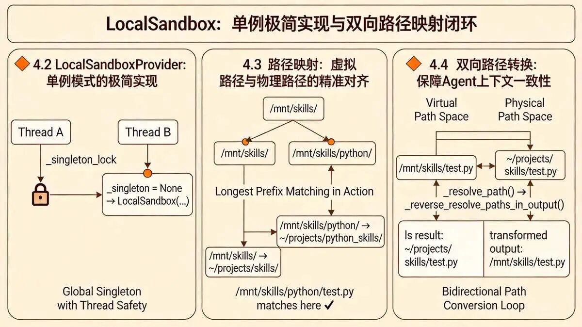 4.2 LocalSandboxProvider：单例模式的极简实现