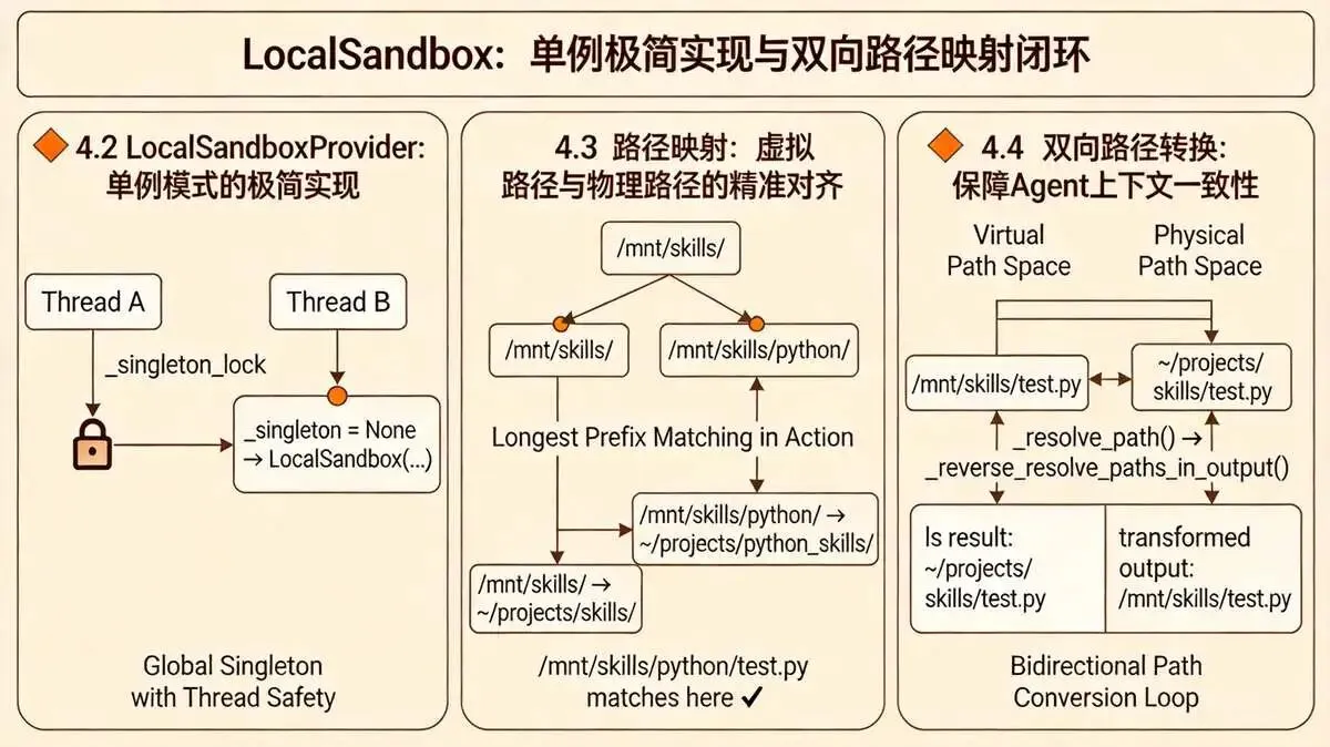 4.2 LocalSandboxProvider：单例模式的极简实现