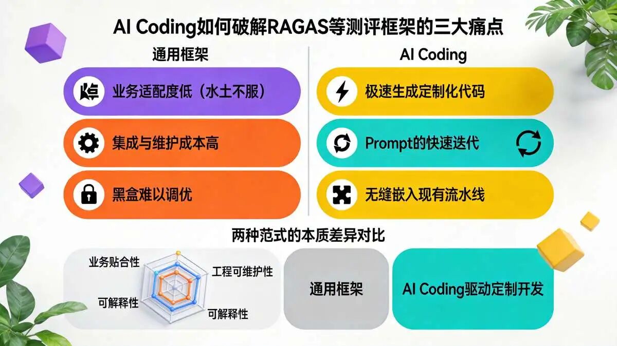 4.4 AI Coding 时代的RAGAS 等测评 框架痛点与优势