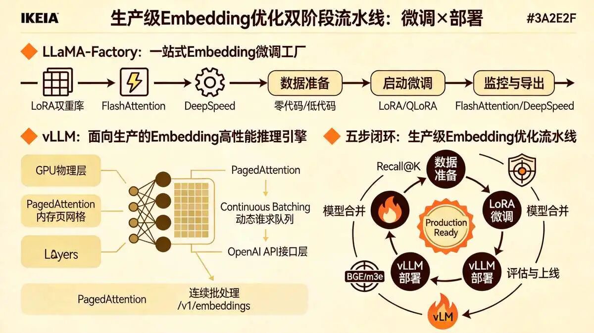 6.3 Embedding优化 的两个阶段(微调阶段+部署阶段)