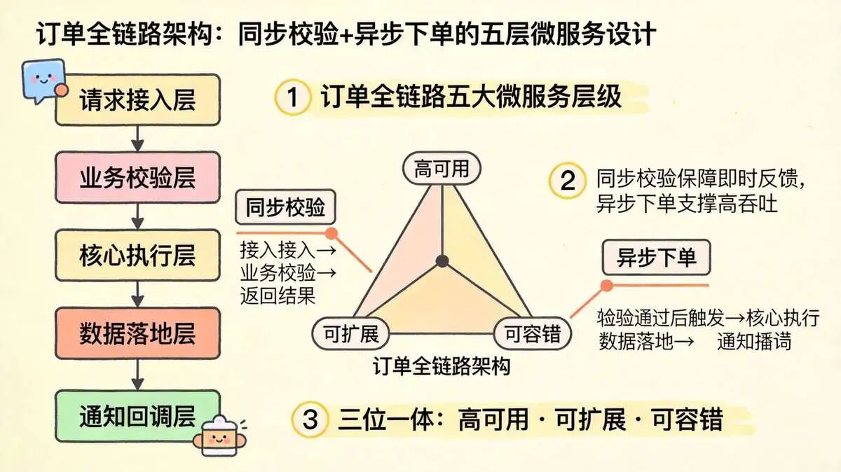 一、订单 全链路架构设计