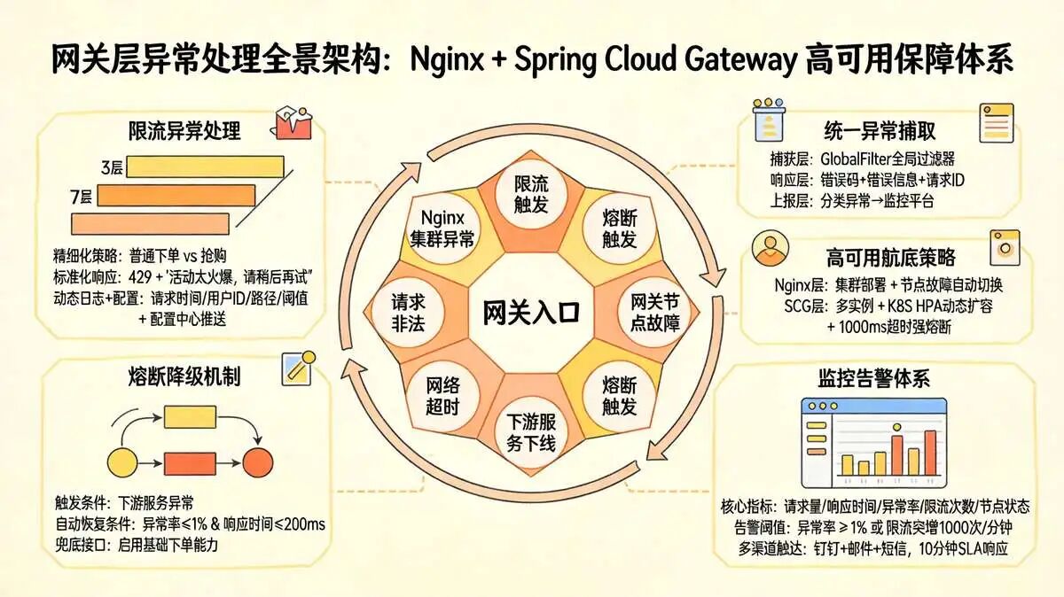 2.1 网关层异常处理(Nginx + SpringCloud Gateway)
