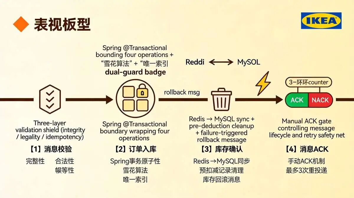 1.4 数据落地层:MQ消费者 + MySQL 最终一致性保障