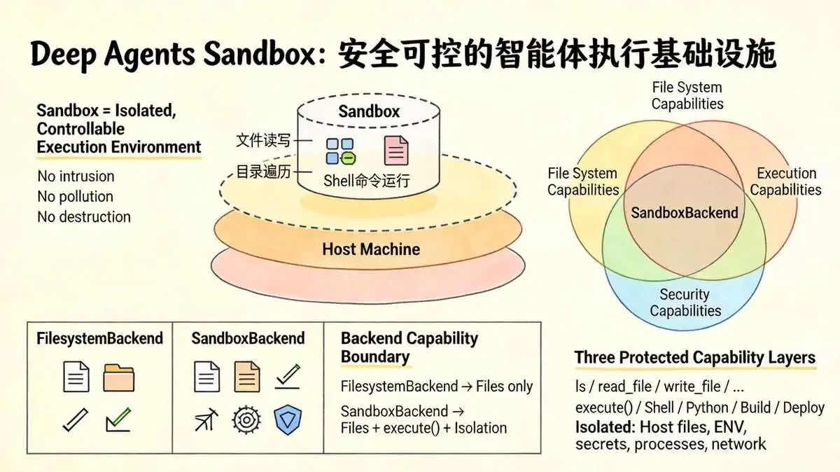 一、核心认知：什么是 Deep Agents Sandbox Infa 基础设施？