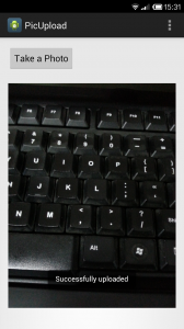 Android上使用camera拍照，把获取的照片上传到远程服务器