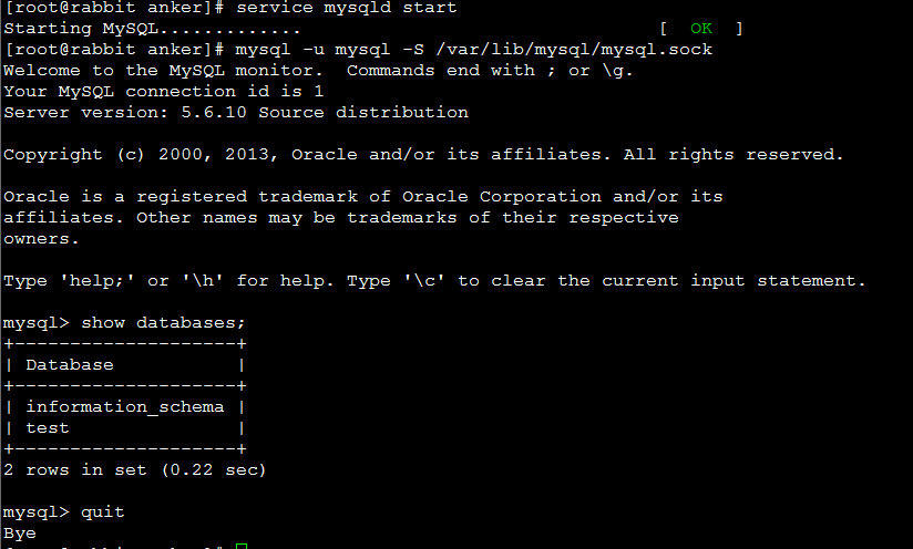 Centos6.4下安装mysql5.6.10