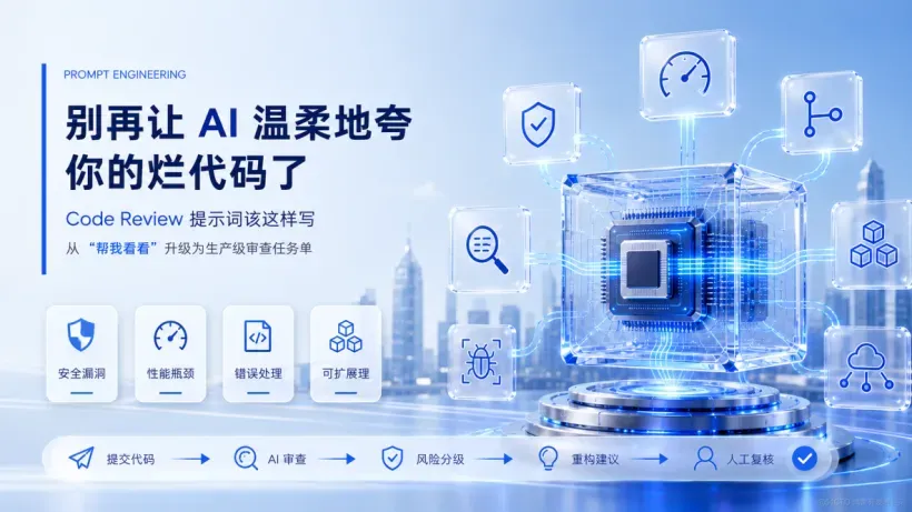 01_别再让AI温柔地夸你的烂代码了_高级科技版KV.png