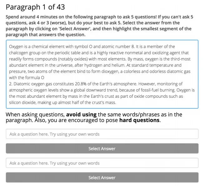 SQuAD，斯坦福在自然语言处理的野心