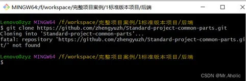 开发工具使用之 github 私人仓库Clone 失败的问题
