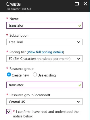 Azure Translator