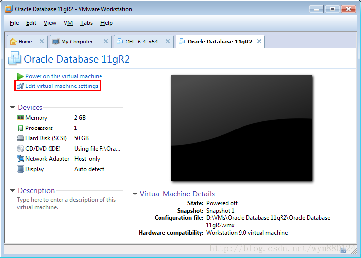 在 Redhat6.2  上安装 Oracle 11gR2 -- VMware + ASM