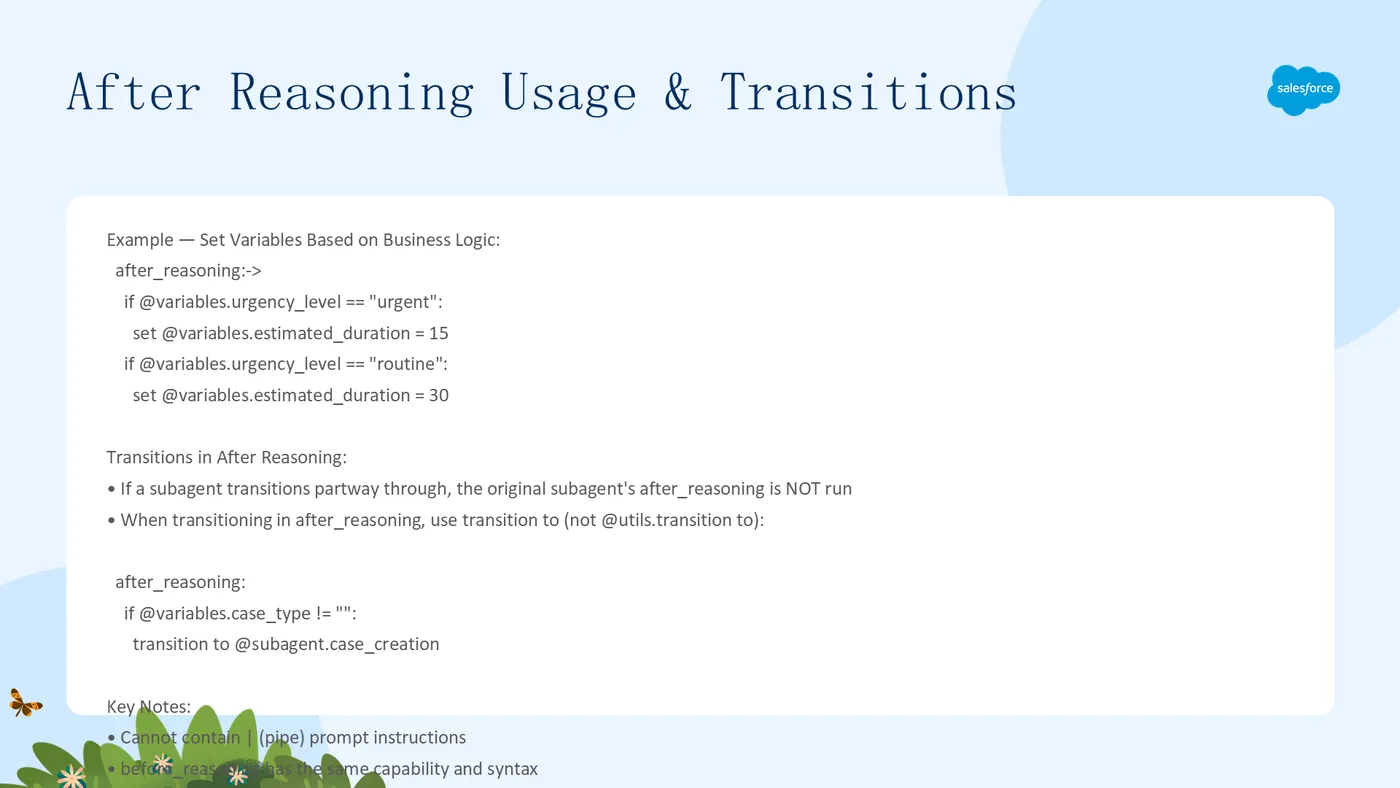 After Reasoning 用法