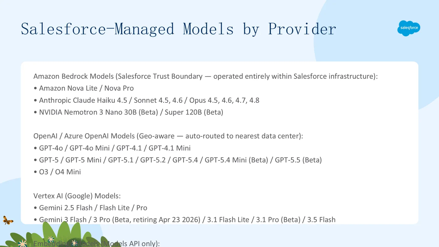Salesforce 托管模型