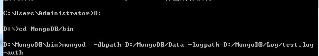 MongoDB学习笔记（二）访问权限