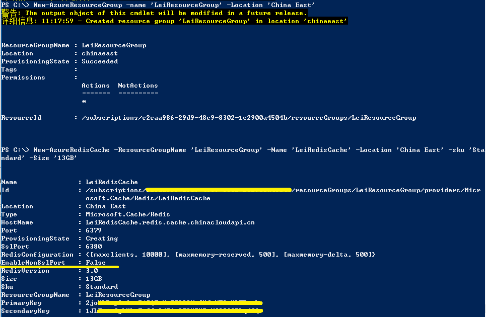 Azure Redis Cache (2) 创建和使用Azure Redis Cache