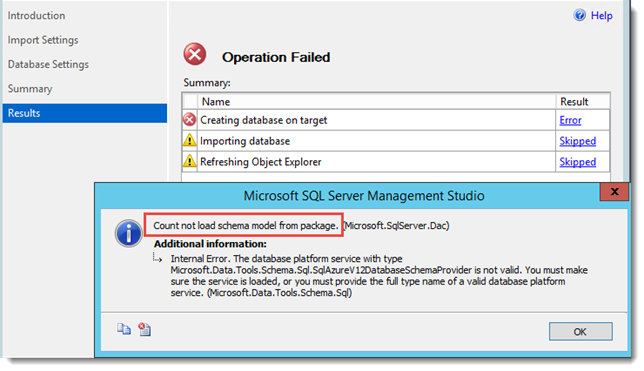 SQL Azure (14) 将云端SQL Azure中的数据库备份到本地SQL Server