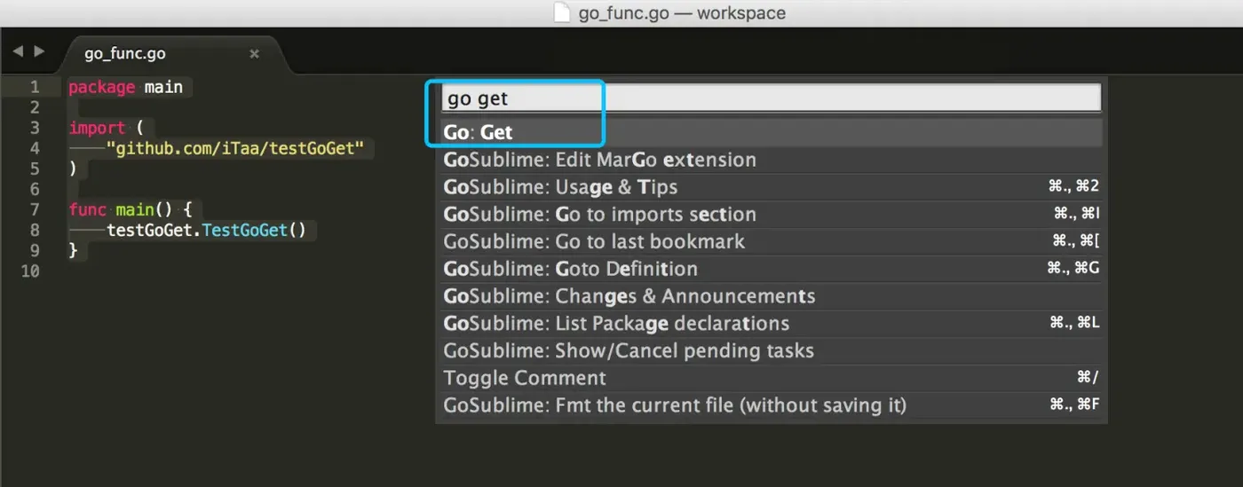 go get test