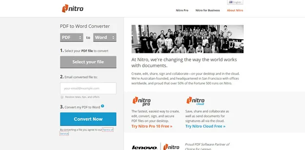 nitro pdf converter