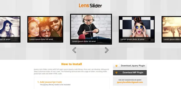 Jquery Lens Slider