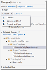 发布 Rafy 源码到 GitHub