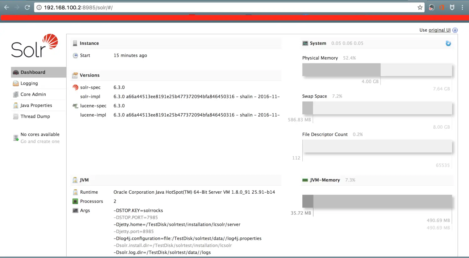 Centos7下安装Solr服务和Solr基本用法