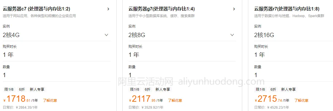 阿里云七代云服务器价格图.png