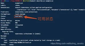 Kubernetes的Local Persistent Volumes使用小记