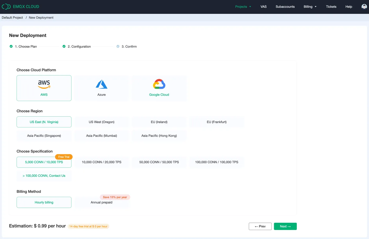 EMQX MQTT Cloud