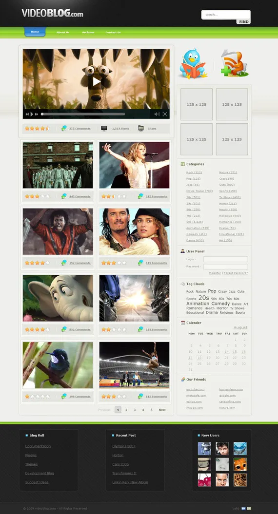 Videoblog-theme-1-inspiration-wordpress-blog-designs
