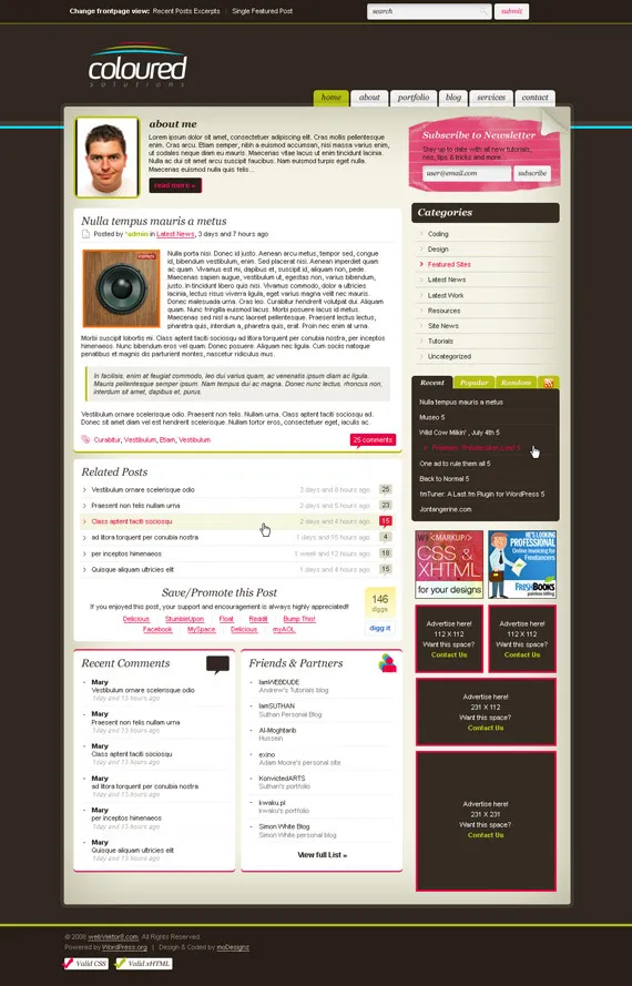 Coloured-inspiration-wordpress-blog-designs