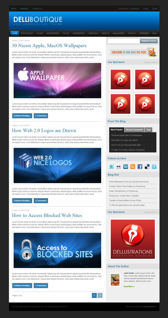 Boutique-theme-inspiration-wordpress-blog-designs