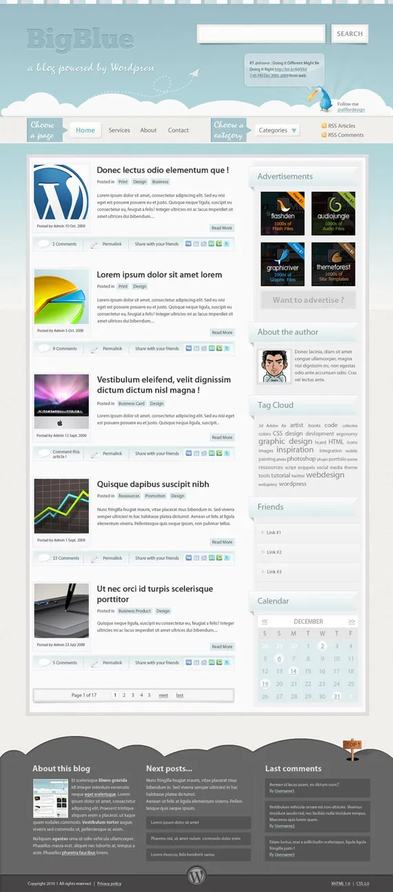 Big-blue-theme-inspiration-wordpress-blog-designs